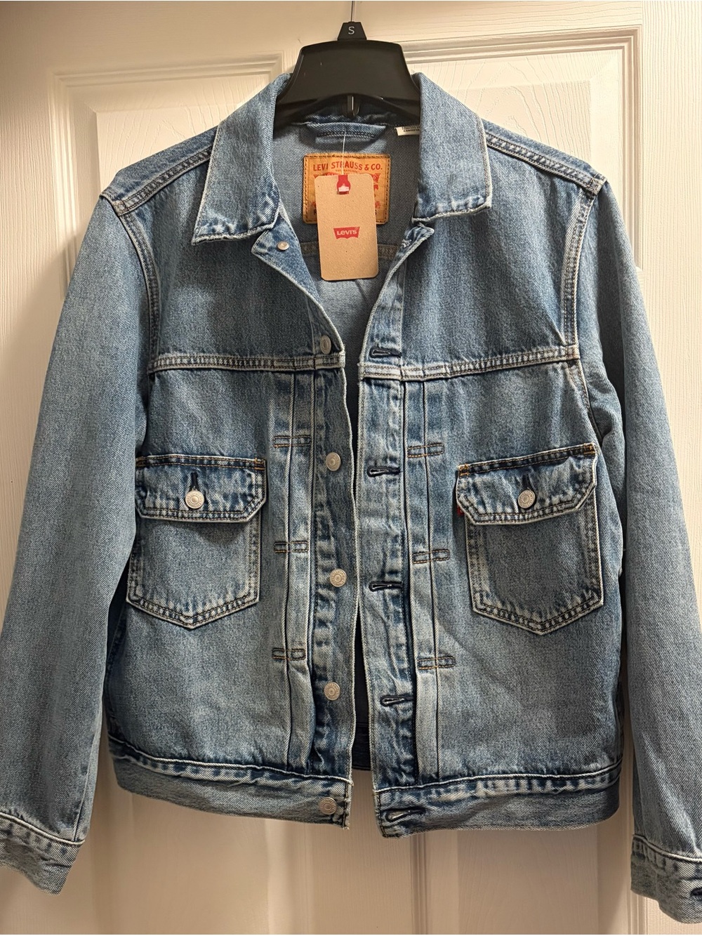 Levi's Light Wash Blue Denim Trucker Jacket